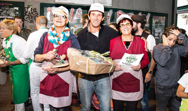 Foto ricordo del Primo Premio per il miglior bagnet verd